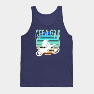 Get A Grip Dirt Bike Freestyle MX Art Tank Top